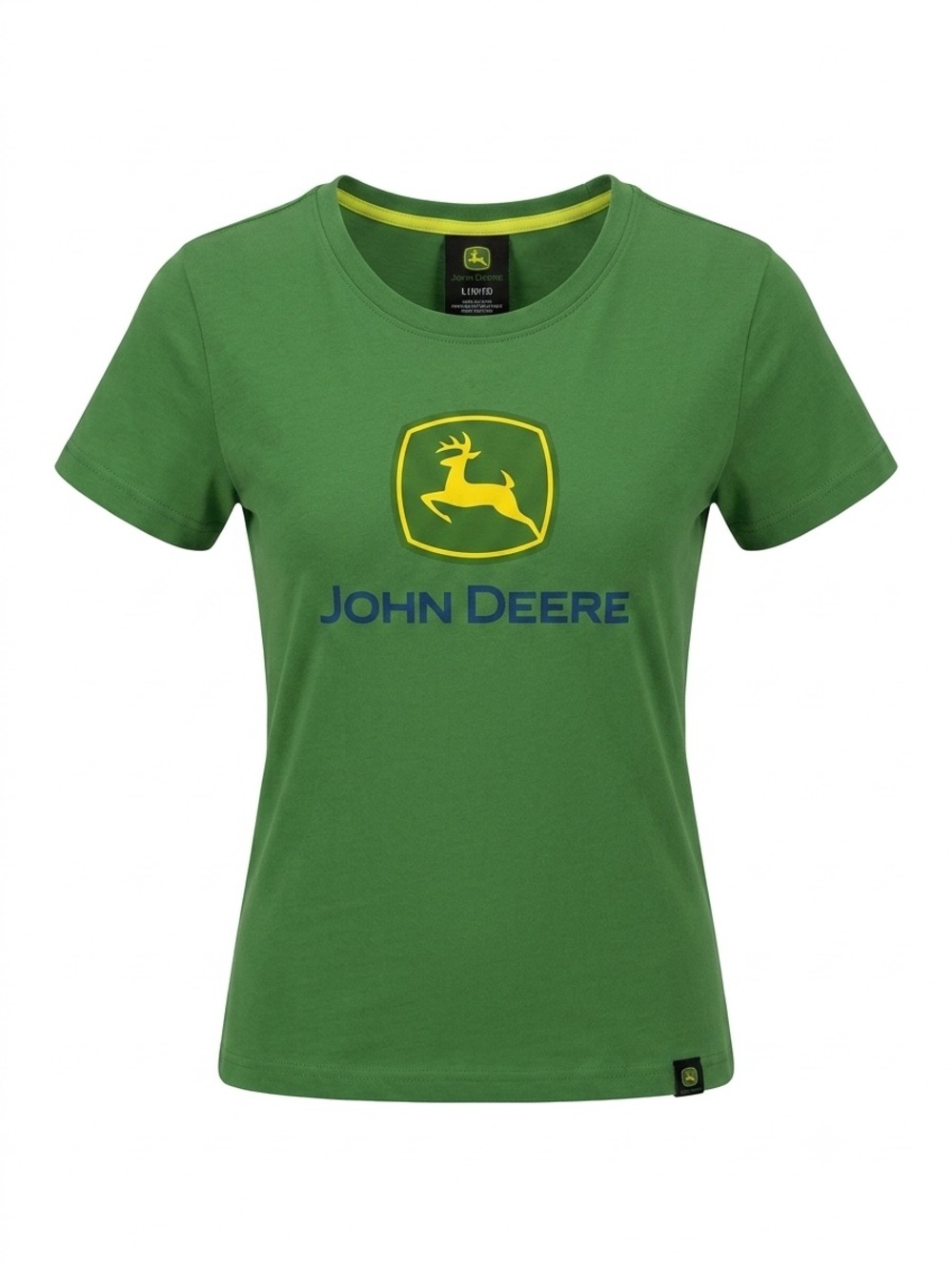 John Deere Graphic Tee Green Short Sleeve T-Shirt Size L (10/12)